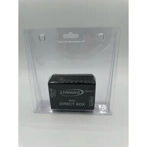 Livewire SPDI Passive Direct Box With Attenuation Pad floating low-impedance XLR
